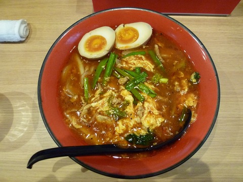 灼熱らーめん+味付け玉子
