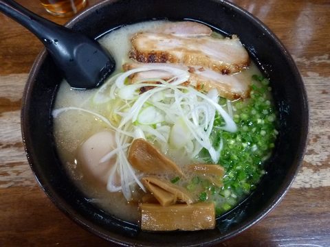 やまびこ・とん塩+味付け玉子