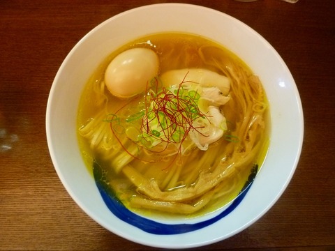 うづまき鶏そば+味玉