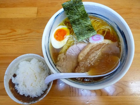流 特製しょうゆ+半ライス