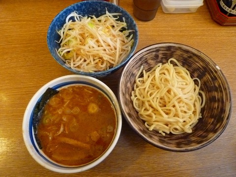 節物語 もりそば小盛+味噌味+野菜並み盛り