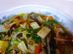 三幸苑 お酢にラー油