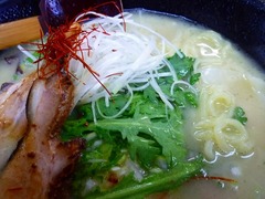 本丸亭 春菊と白髪ネギ
