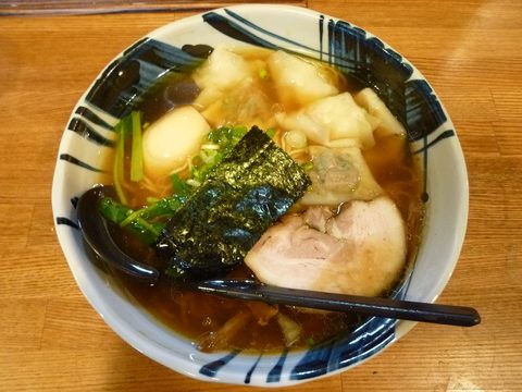 ○屋 味玉わんたん麺