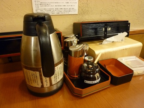 本厚木大勝軒 卓上