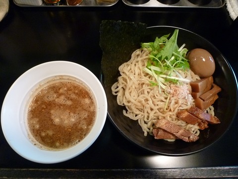 虎二 魚のつけ麺+味玉