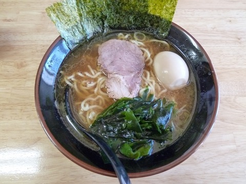 魚介とんこつラーメン+半熟味玉