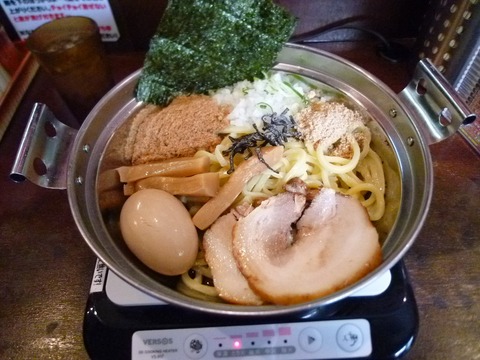 味玉入り油そば・焼き
