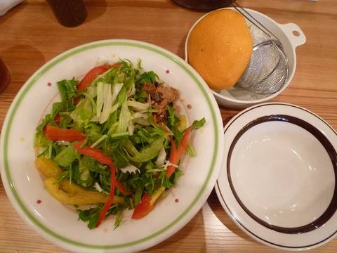 七志 大麦豚しゃぶの甘夏生絞・・・なげえ!