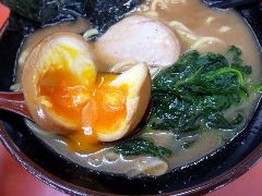 杉田家 味玉ほうれん草