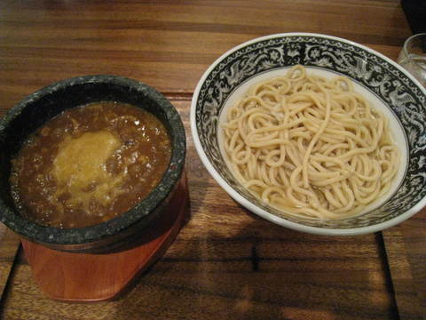つけマサラ・温盛り+極太麺