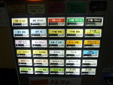 ドレファラシド券売機
