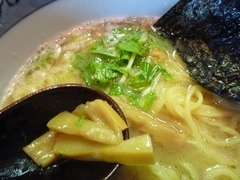 麺一真 メンマと水菜