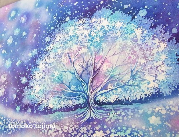 絵画　色紙画　色紙額　水彩画　新雪　　3 絵画 色紙画 色紙額 水彩画 新雪 3 絵画 色紙画 色紙額 水彩画