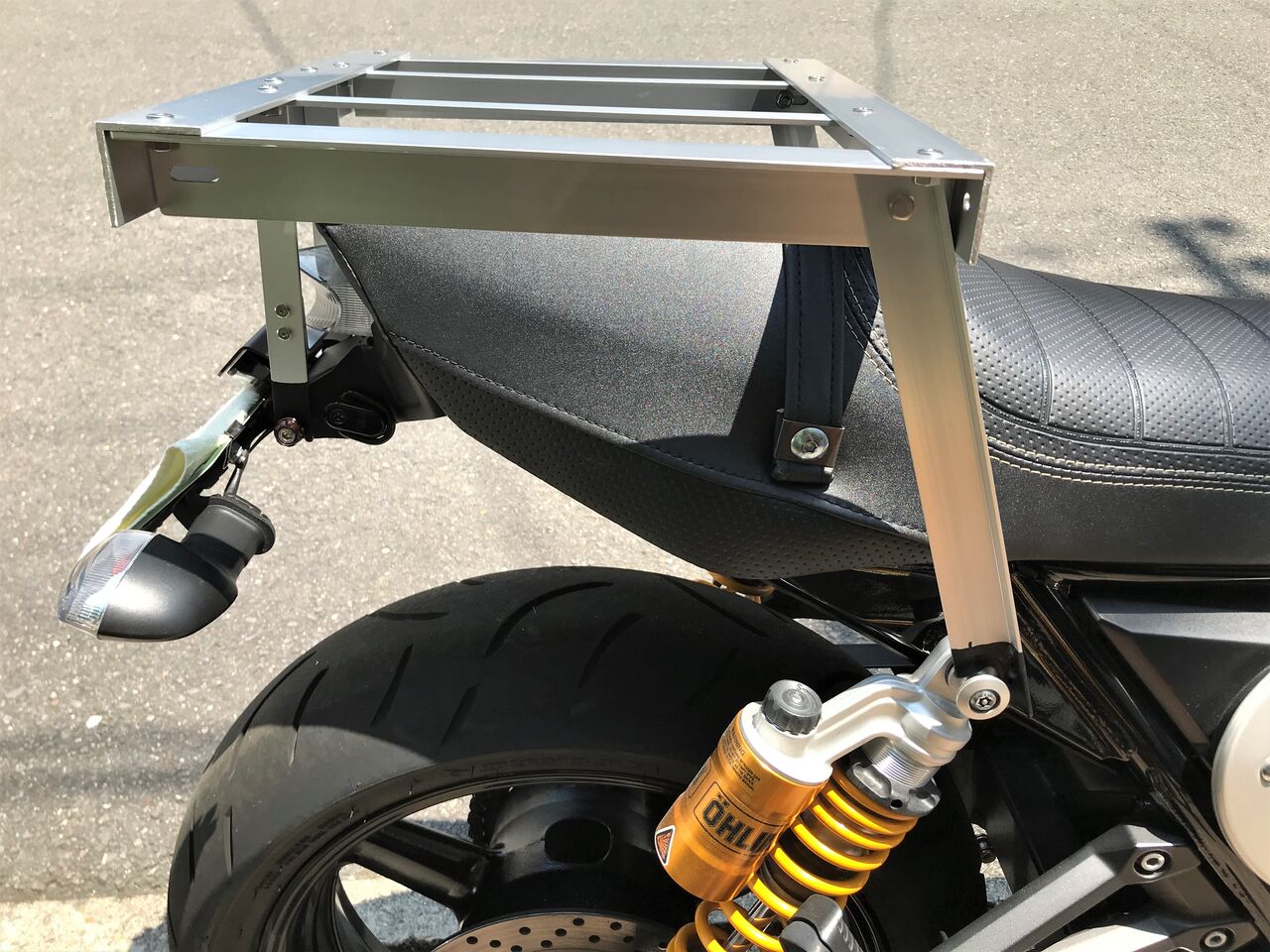 Xjr1300c キャリアを自作してみた 完成編 Xjr1300cで風まかせ