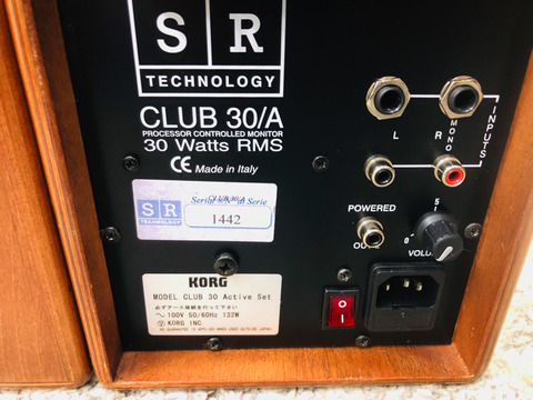 SR TECHNOLOGY CLUB 30/A 2ウェイアクティブスピーカー SR TECHNOLOGY CLUB 30/A 2ウェイアクティブスピーカー