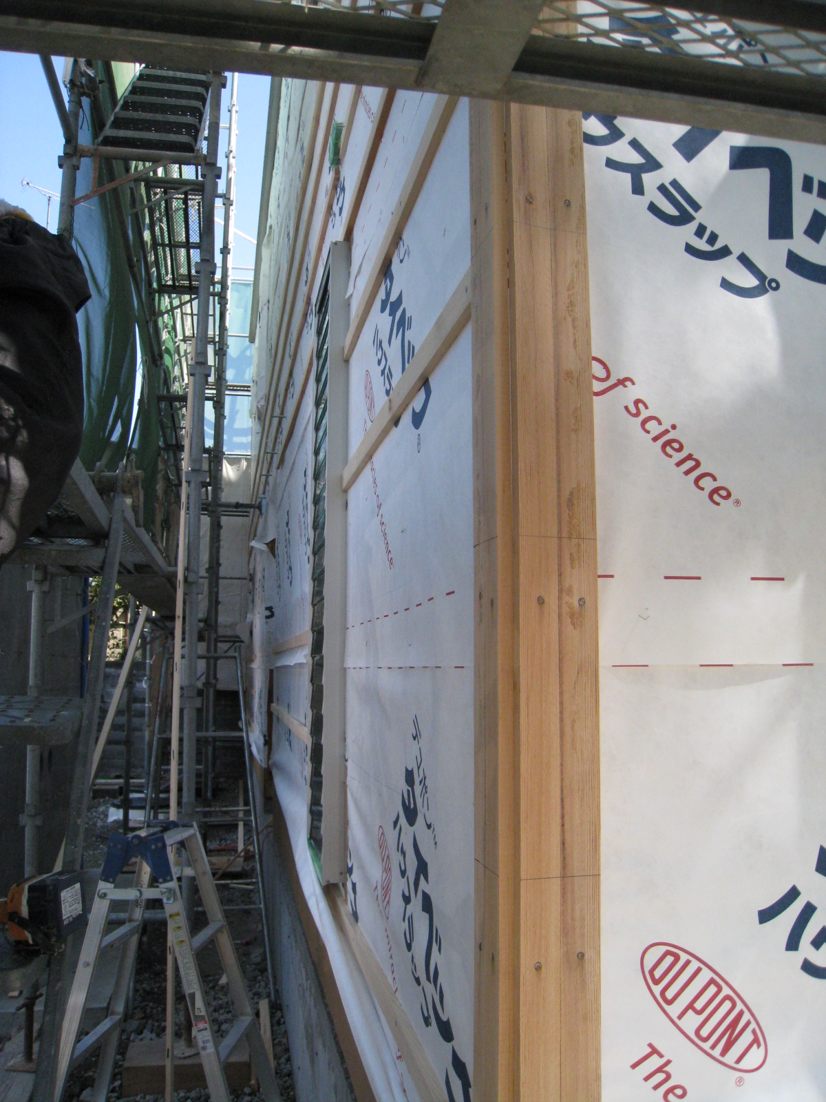 外壁下地 ｶﾞﾙﾊﾞ水切 みやざきさんち