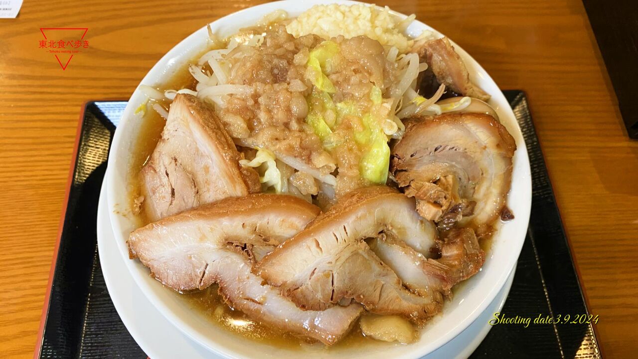 桃二郎 岩手県奥州市】SAMURAI 桃太郎 特製桃二郎、煮干し豚骨 : 東北食べ歩き