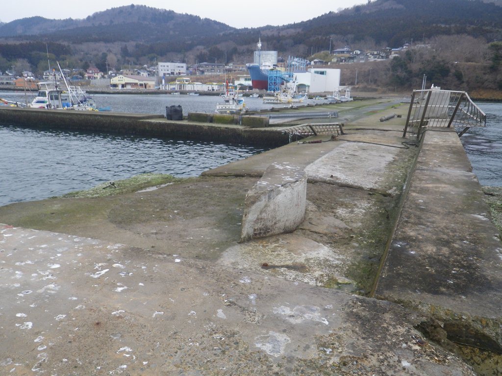 Tabe S Fishing Blog 牡鹿半島西部各漁港 鮎川 鹿立漁港 の写真 12年3月28日撮影