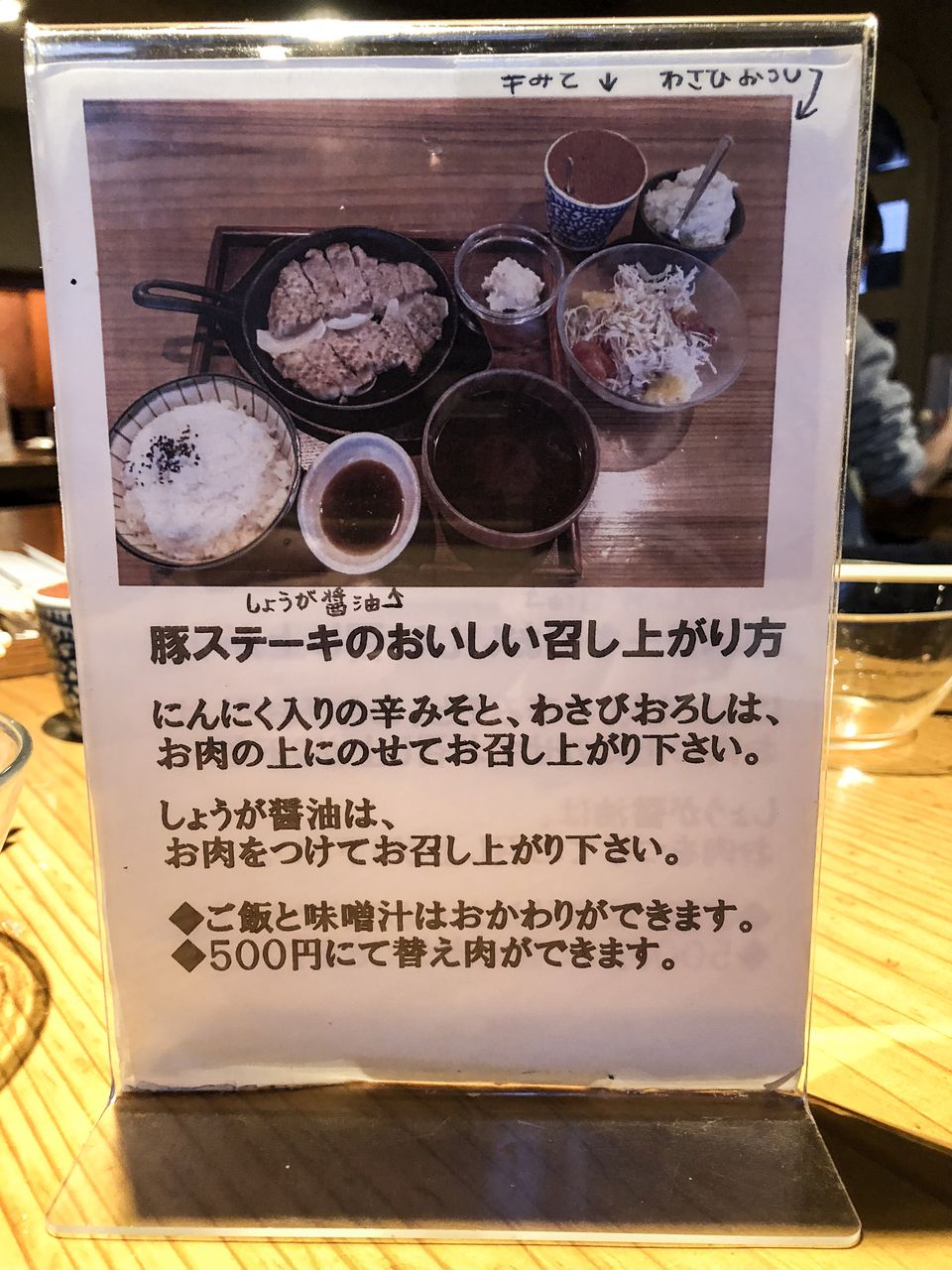 看板ナシ、メニュー1つの『豚ステーキ 十一』からの『STEREO COFFEE』 : 食べ歩きのあまたく