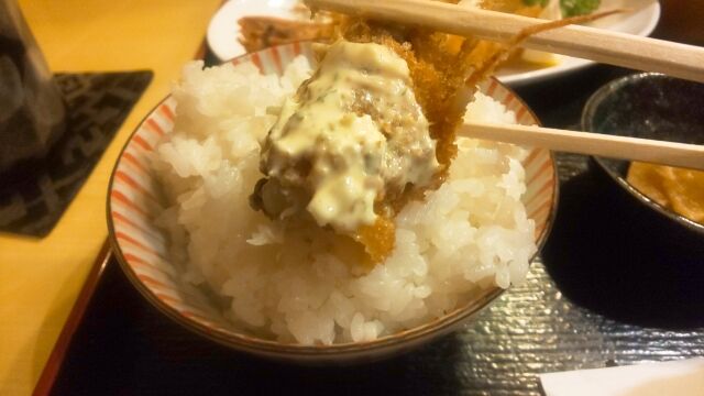 海老フライ定食 8