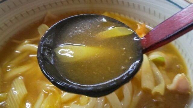 もち入りポークカレーうどん4
