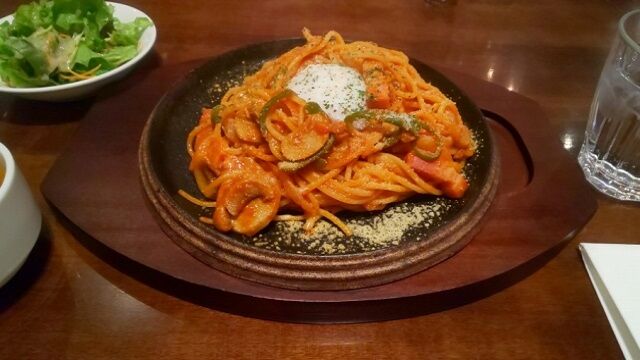 鉄板ナポリタンset 2