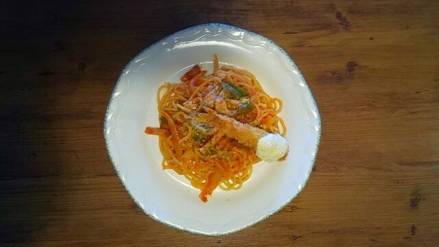ナポリタンエビフライ 1