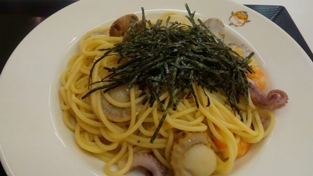 和風シーフードパスタ 3