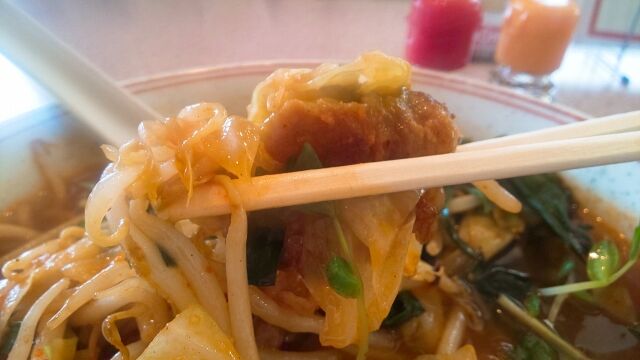 牛肉と野菜の旨辛温麺 5