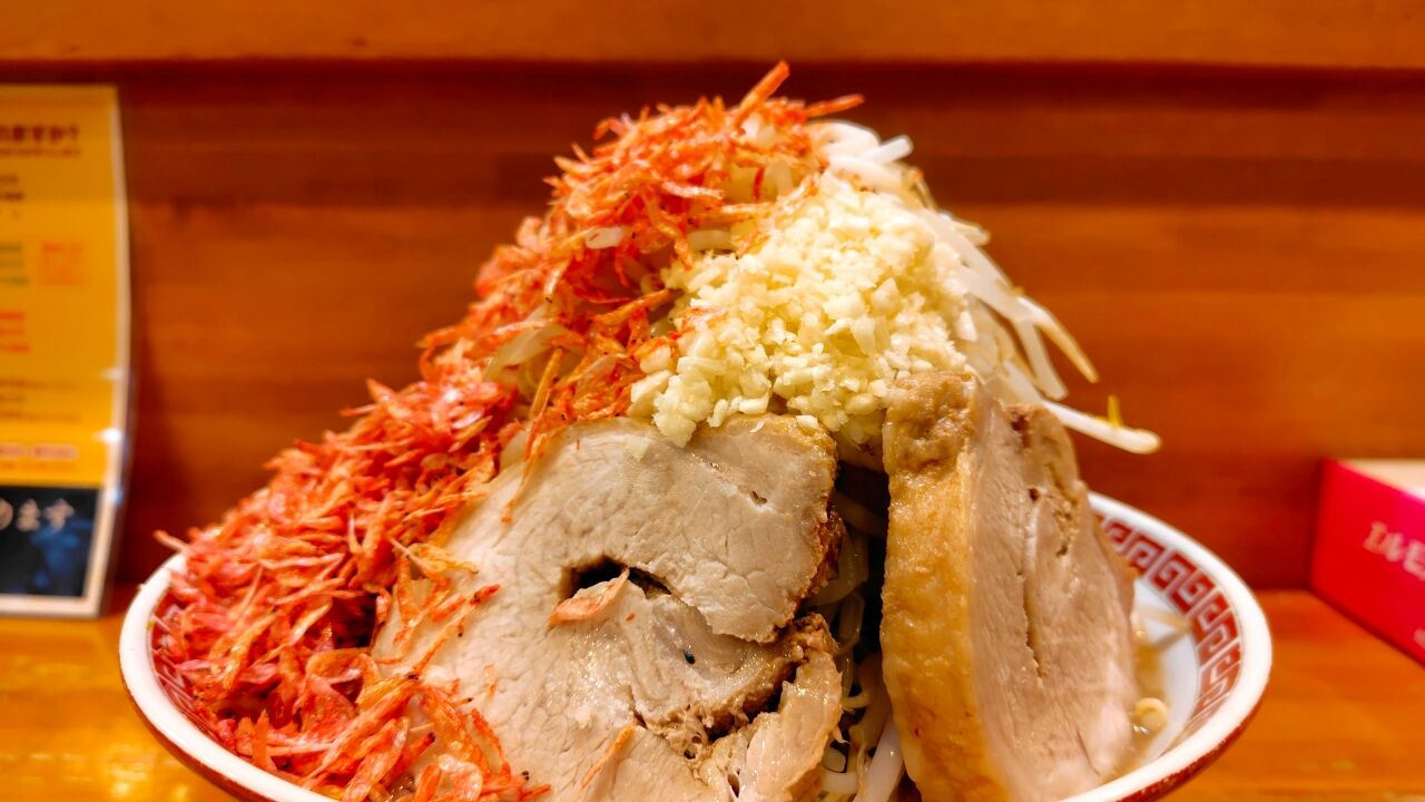青森県青森市浪館前田 くめちゃんのみそラーメン ヤサイ多め＋小えび