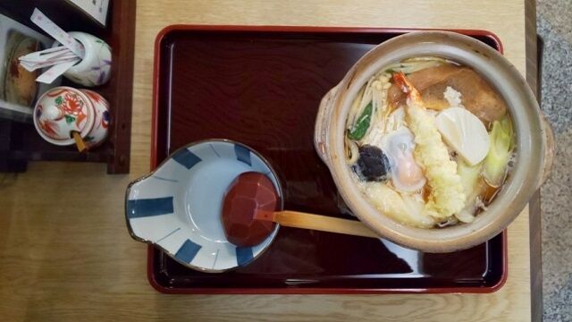 鍋焼きうどん1