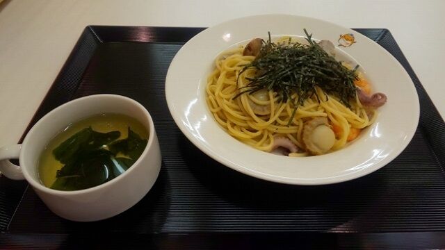 和風シーフードパスタ 2