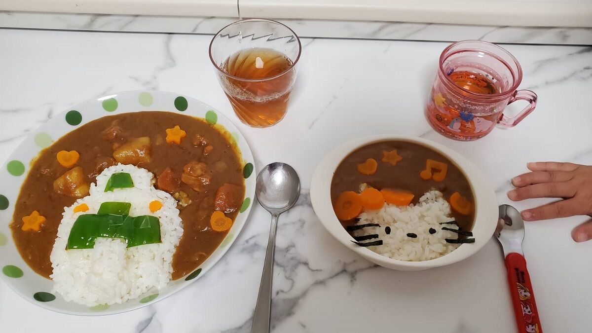 こんなキャラ料理見たことない カレーライスがまさかのジムに ぼっちゃんのブログ