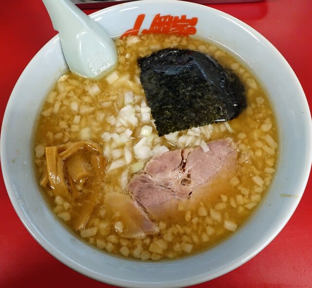 【限定 3回目】プレミアム醤油とんこつラーメン＠山岡家 新発寒店