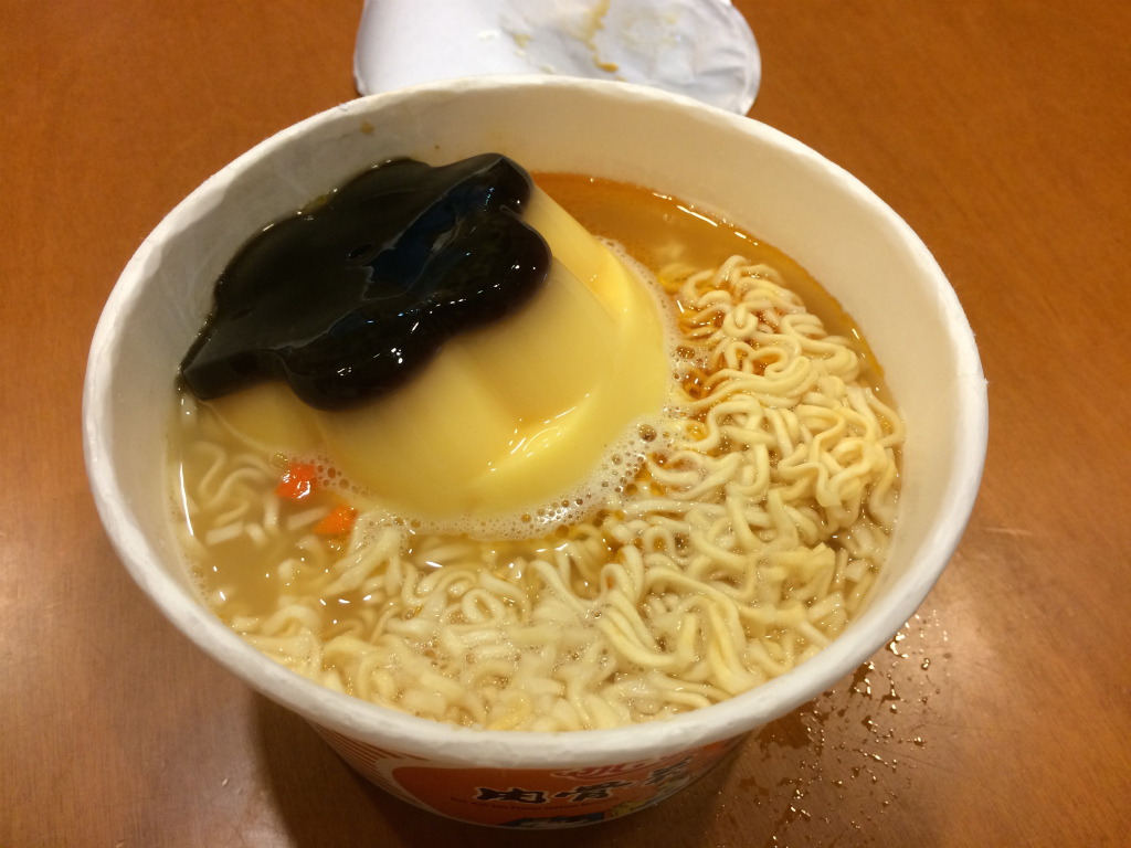 コラム 台湾で今話題のプリンラーメンをやってみました 食べ台湾 美味しい台北 Powered By ライブドアブログ