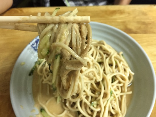 自製涼麵アップ