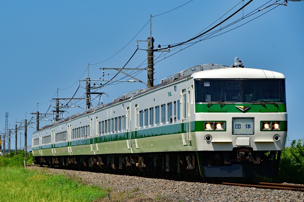 TOMIX 185系C1編成 リバイバル塗装 さび