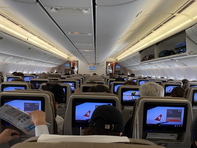 スイスインターナショナルエアラインズLX160便チューリッヒ成田搭乗