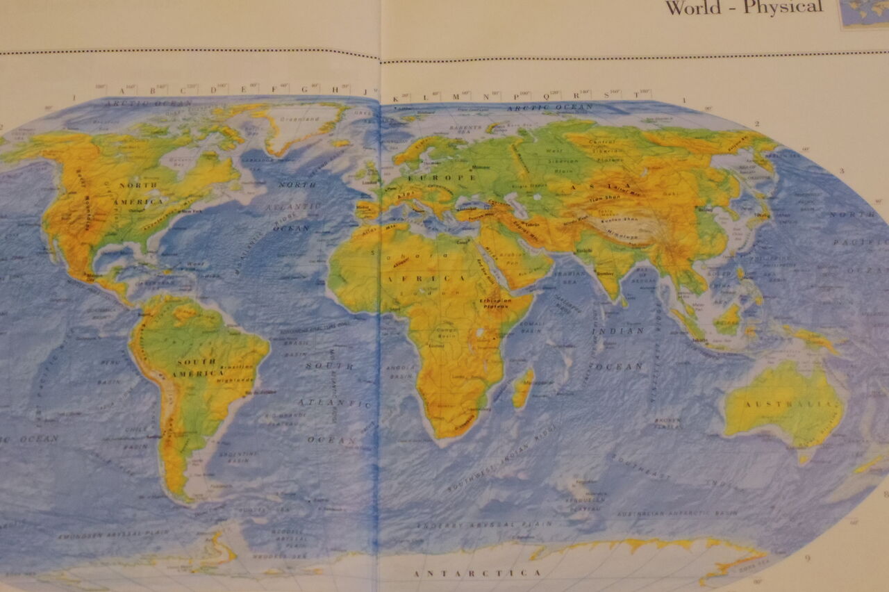 アメリカの英語の地図帳 旅人の木 荻窪 油そば まぜそばの店 店主の日記 アメリカの英語の地図帳 旅人の木 荻窪 油そば まぜそばの店 店主の日記