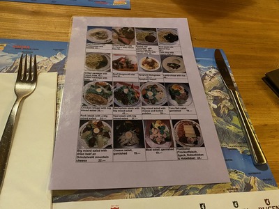 Alte Post(アルテポスト)グリンデルワルトスイス料理ランチディナー