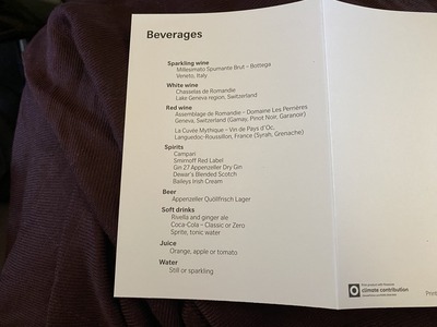 スイスインターナショナルエアラインズLX160便チューリッヒ成田搭乗