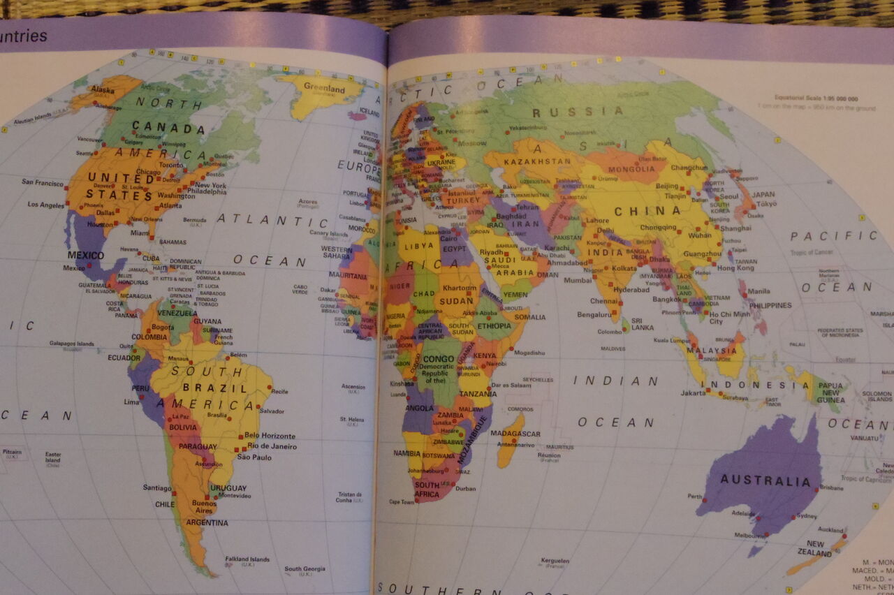 イギリスの英語の地図帳 旅人の木 荻窪 油そば まぜそばの店 店主の日記
