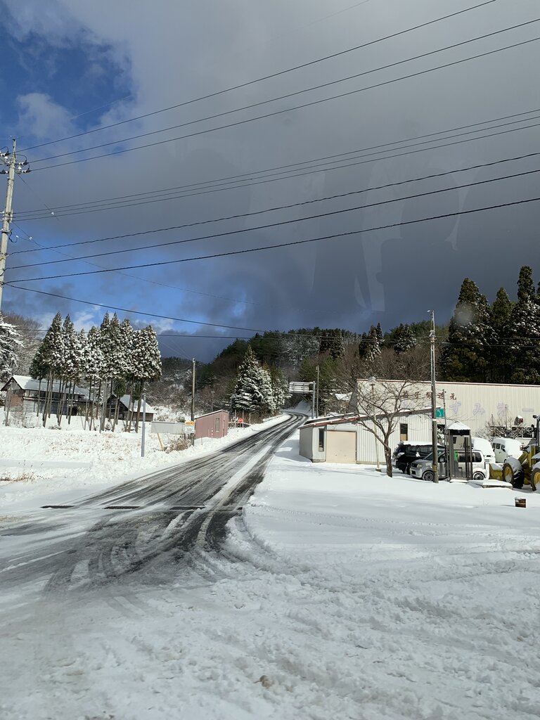 雪のわだちがずっと向こうまで 食べて旅して 音楽と本 旅ゴコロ 食べゴコロ 旅心 食べ心