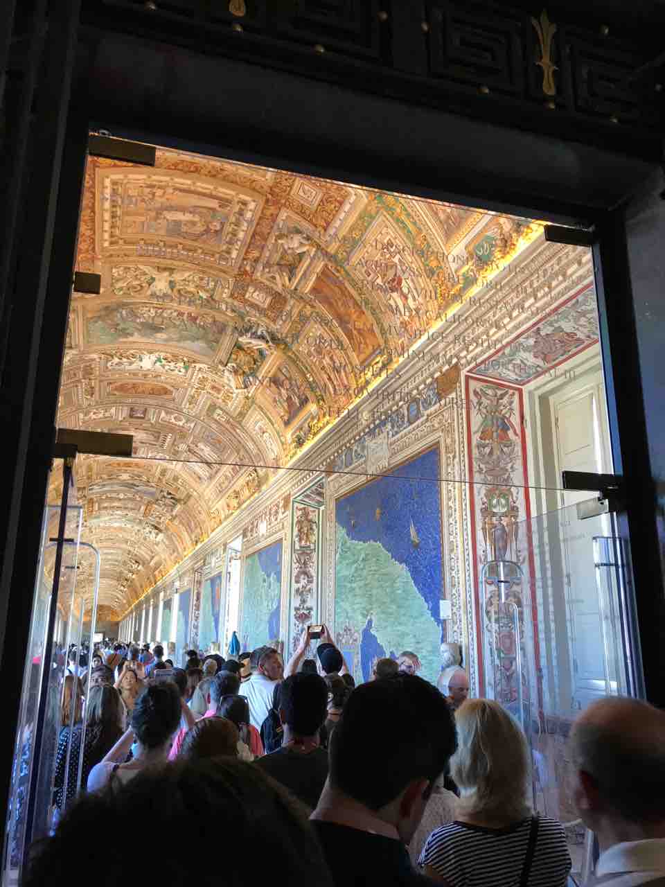 Roma Musei Vaticani Galleria Delle Carte Geografiche ヴァチカン美術館内 地図の間 たびのおととか 旅の音と香