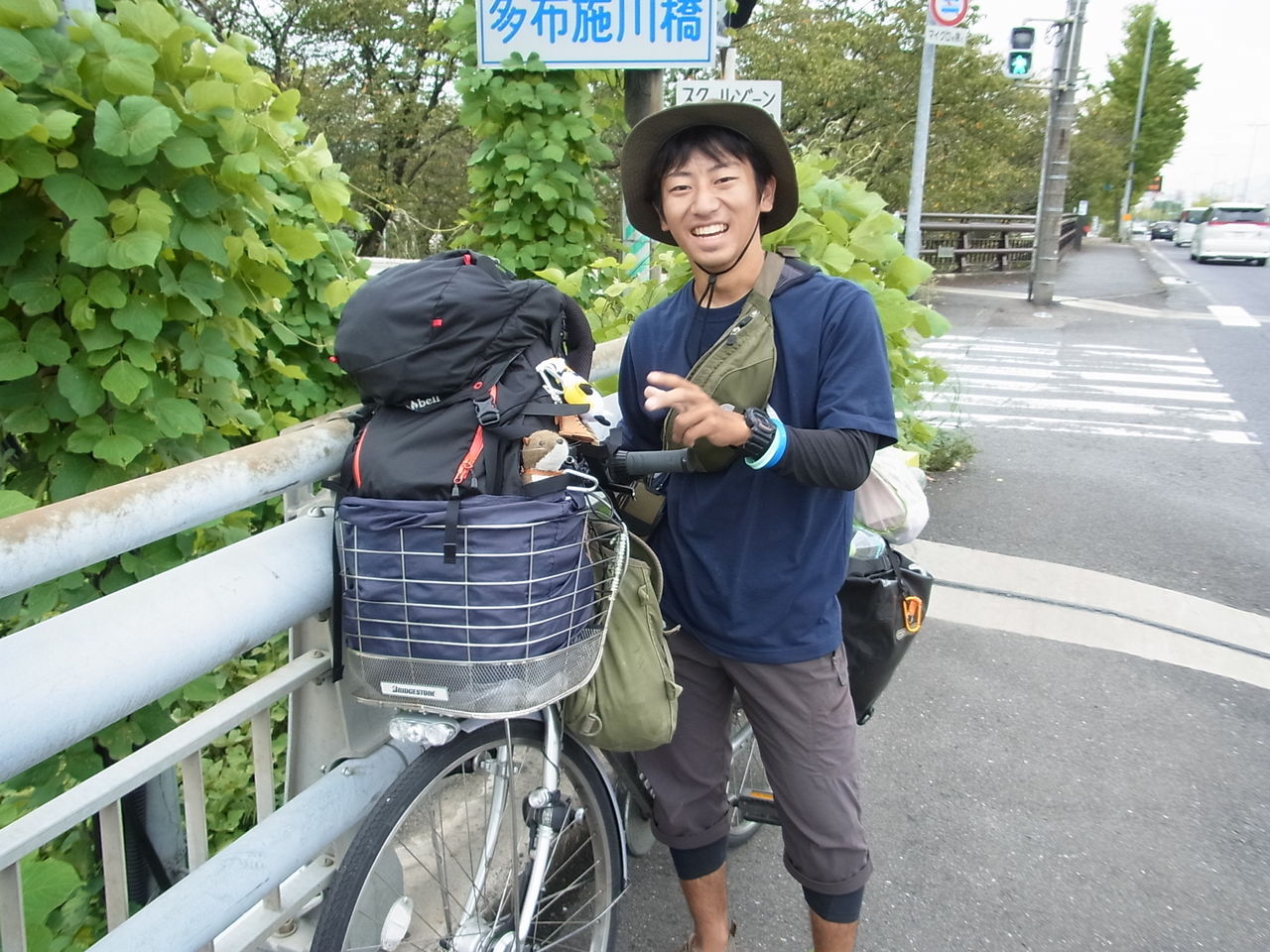 国道34号線 自転車