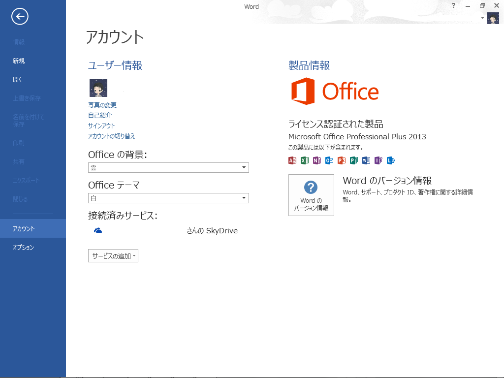 Microsoft Office Professional Plus 13 ライセンス認証された製品