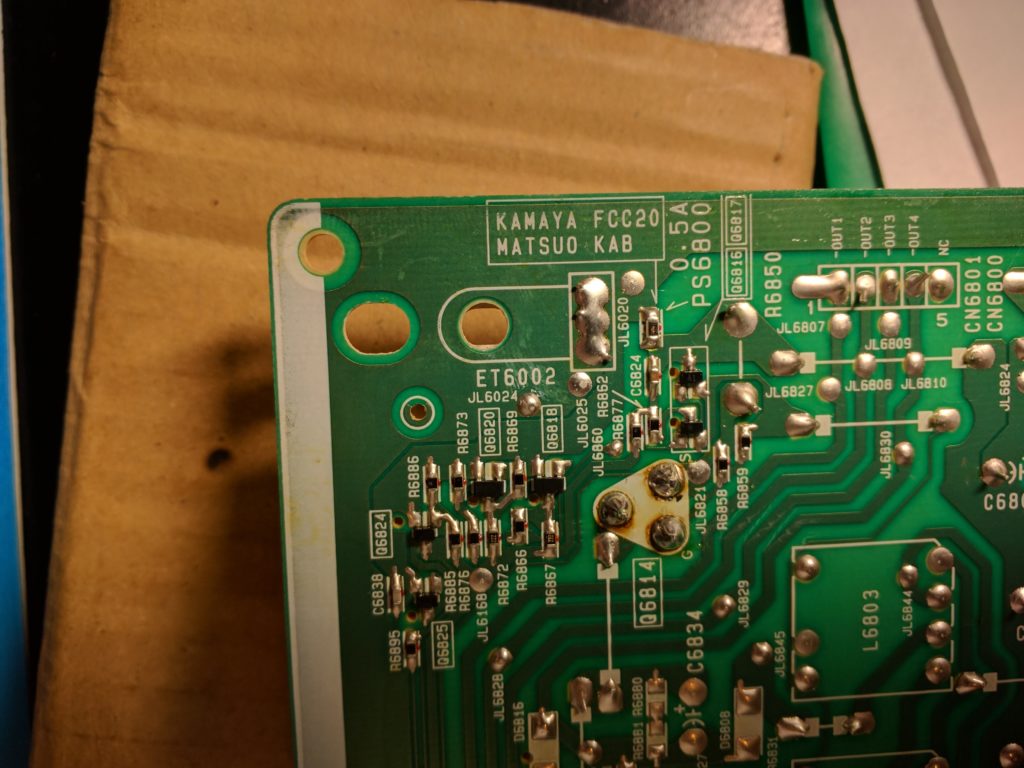 SONY BRAVIA KJ-55X8550G 55インチ電源基盤