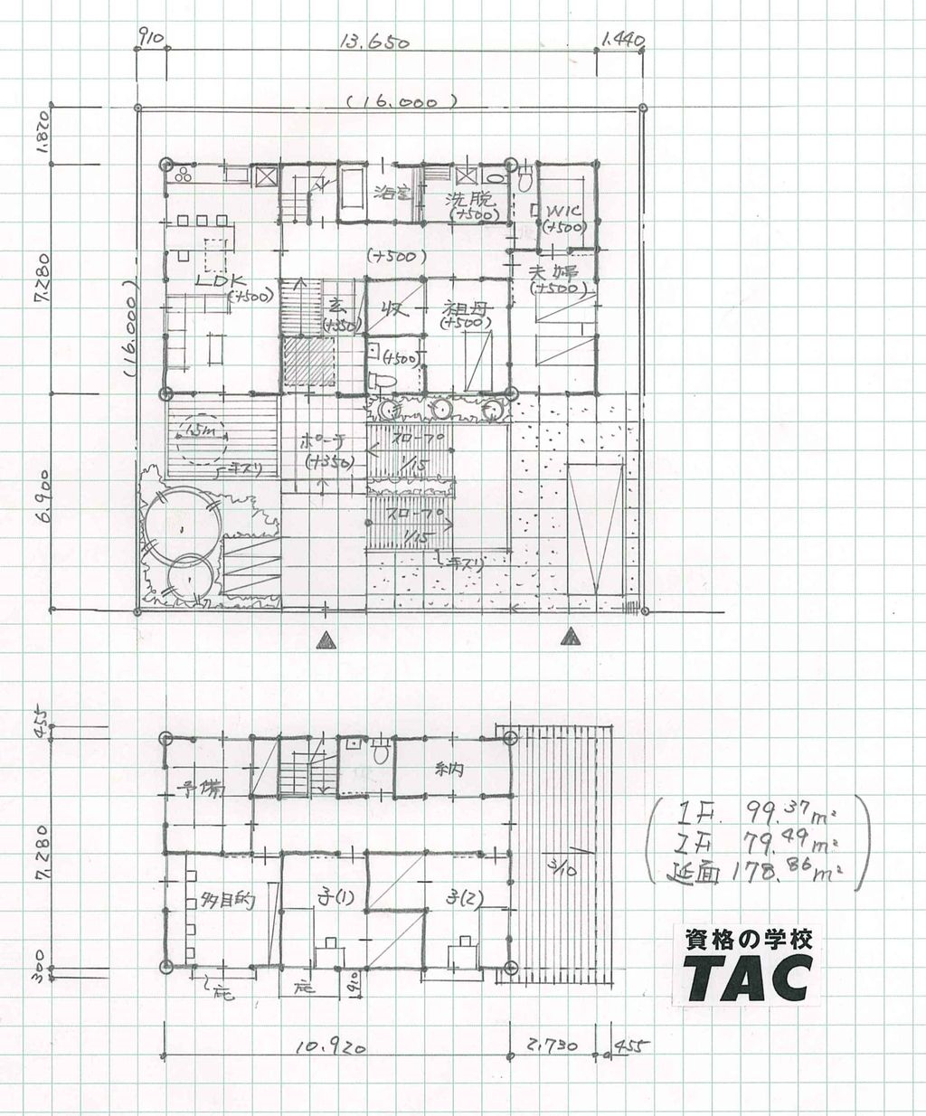 平成26年 二級建築士設計製図試験 速報 講評 ｔａｃ建築士講師室ブログ