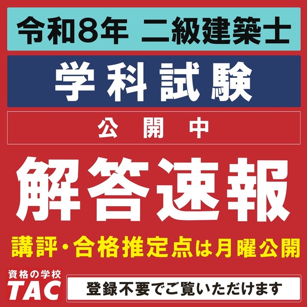 すべての科目の解答速報を公開しました！合格推定点は明日公開！本日は